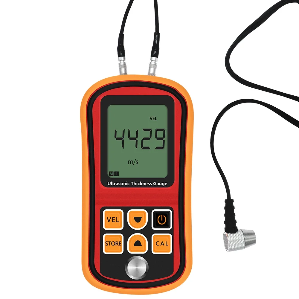 Ultrasonic Thickness Gauge 1.2-220mm Steel Thickness Car Paint Testing