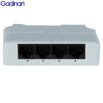 Gadinan 이더넷 PoE 1-3 포트 리피터, 고속 IEEE802.3af/at 10/100M 전원 출력 플러그 앤 플레이 스위치, NVR IP 카메라용