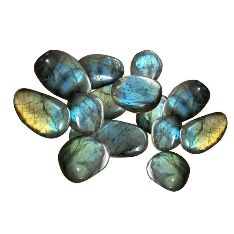 

Natural Crystal Moonstone Raw Gemstone Ornament Polished Quartz Ore Specimen Fish Tank Decorating Healing Stone Flowing Light