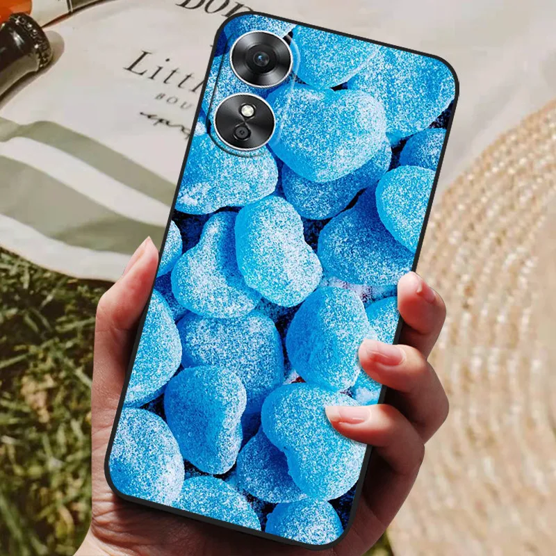 Premium Painted Soft Silicone Black Case Cover - Durable TPU Protective Coque