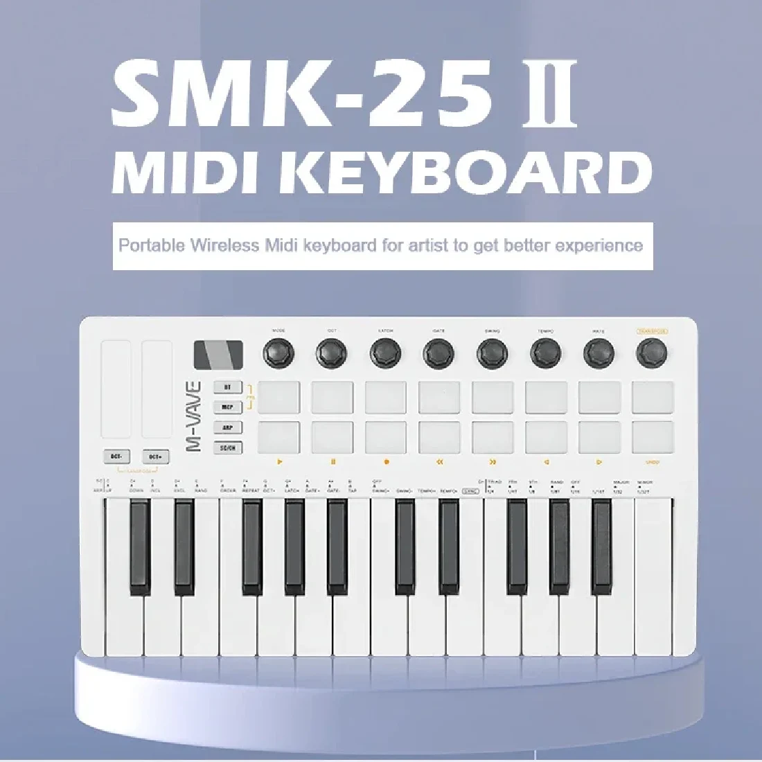M-WAVE SMK-25 II MIDIキーボード M-WAVE SMK-25 II MIDIキーボード M-VAVE SMK-25 II Pro MIDI