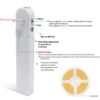 8MM COB Led Strip 5V with Motion Sensor Induction Night Light AAA Battery Powered Tape Warm Natural White Red Blue Green Yellow 4