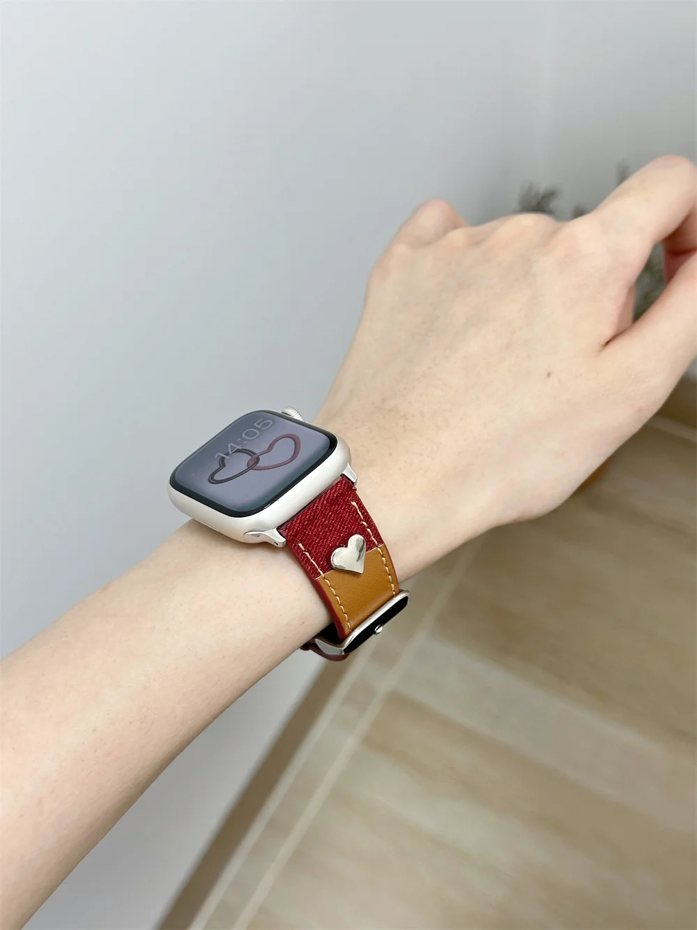 Cinturino per smartwatch in ecopelle per apple watch series_voghion.com