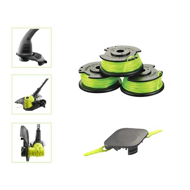 Plastic For Parts Ryobi Cutter Blade Set Lawn Spare With Head Mower 1  Trimmer Grass Trimming - AliExpress