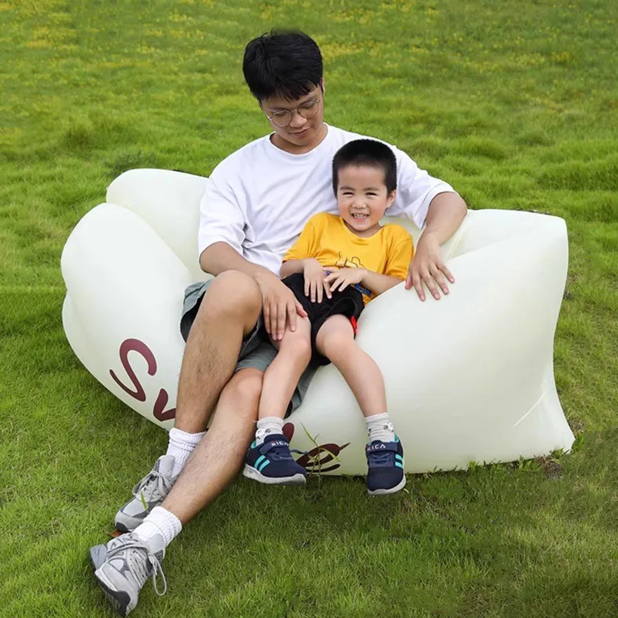 

Outdoor Lazy Bag Air Sofa Beach Nature Cumbed Camping Air Sofa Romantic Relexing Bedroom Lounge Chair Kids Poutrona Air Chair