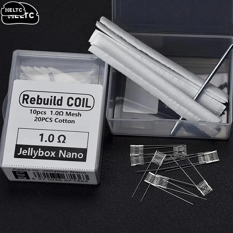 

New Suitable For Jellybox Nano Reconstruction Mesh Heating Wire 1.0 Euro 0.6 Euro Kit Feeding And Winding Rod Rebuild Heater Kit