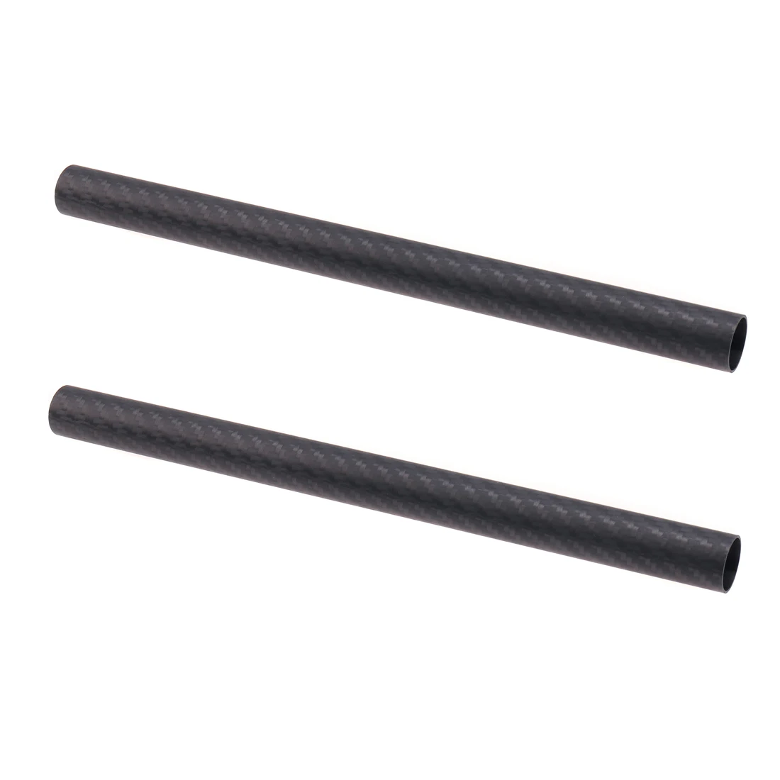 Description Picture 2 of item2pcs Carbon Fiber Rod 15mm/19mm Tube Pole 6" 10" 12" 16" Inch Long for 5D2 DSLR Camera Rail Support System Cage Rig Follow Focus