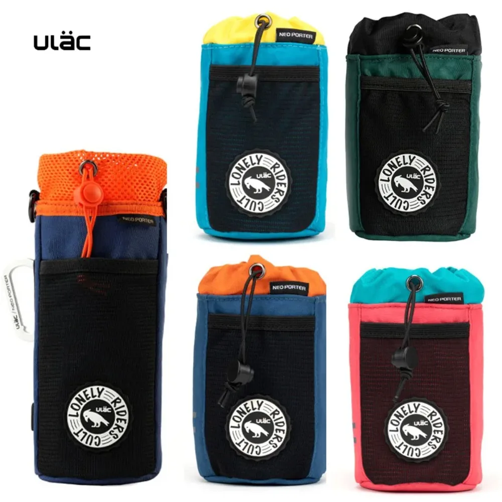 ULAC 자전거 핸들바 가방 1.0L 사이클링 물병 캐리어 파우치 팩 MTB 로드 바이크 케틀 백 라이딩 스템 백 액세서리
