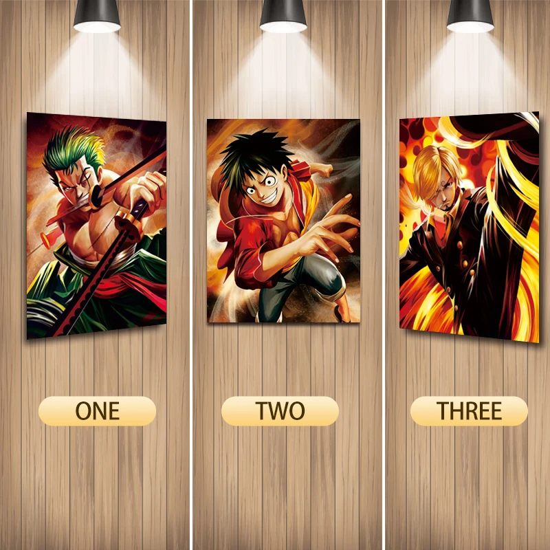 ONE PIECE MANGA WANTED POSTER LUFFY ZORO SANJI TRAFALGAR NICO CHOPPER NAMI USOPP