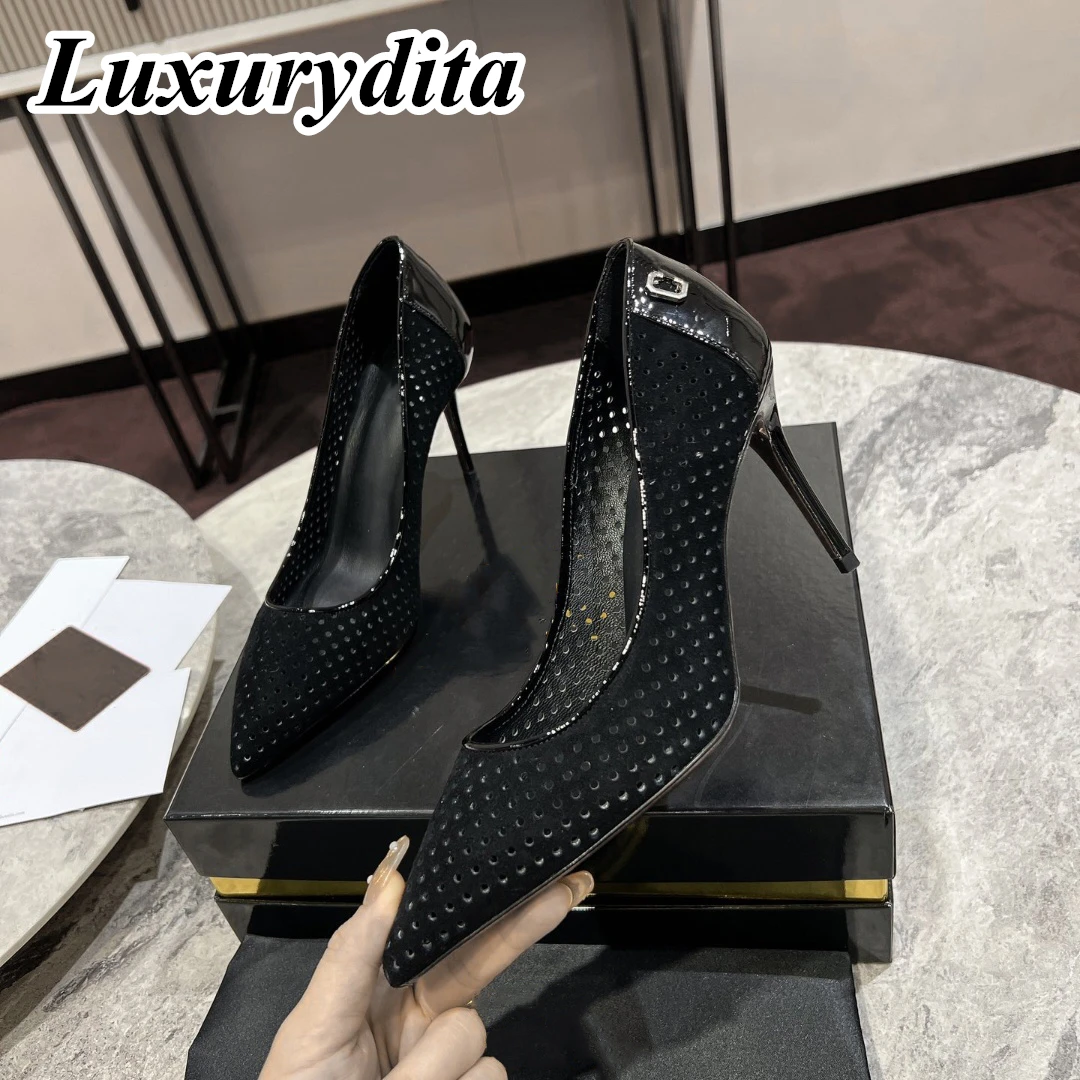 

Top Quality Women Sandal Luxury 10cm 12cm High Heels Designer Customize Red Heel so kate Socialite Dinner Mules Flat shoes H220