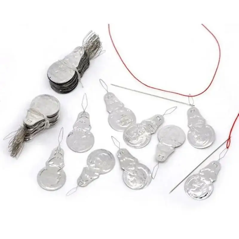 50/100Pcs Aluminum Sheet Threader Needle Punch Needle Sewing Accessories Simple To Use Durable Light Easy To Carry Fast Thread