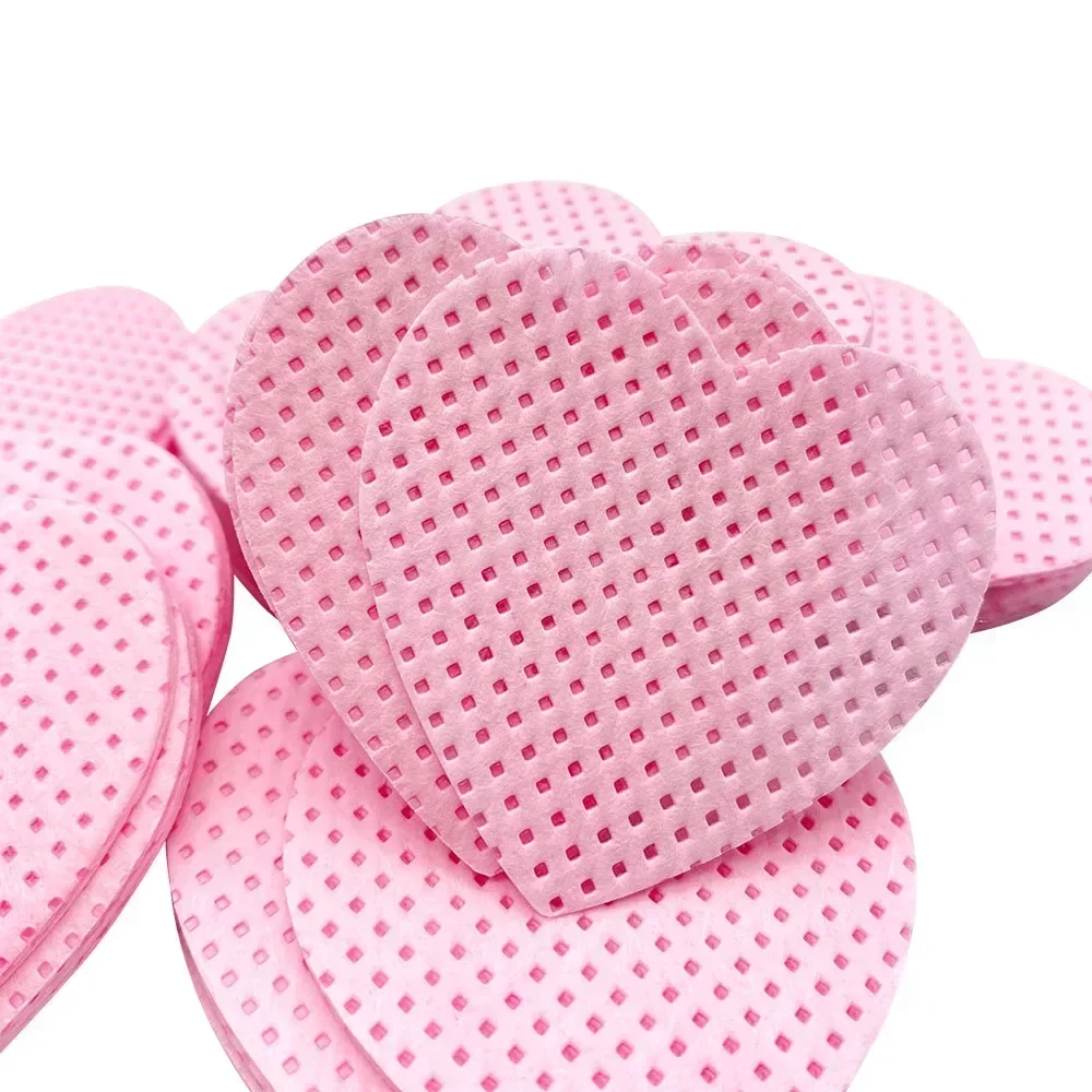 200 Pcs Disposable Lint-Free Paper Cotton Wipes Eyelash Extension Glue Remover Pads Cleaning Wipes Cosmetics Makeup Tools