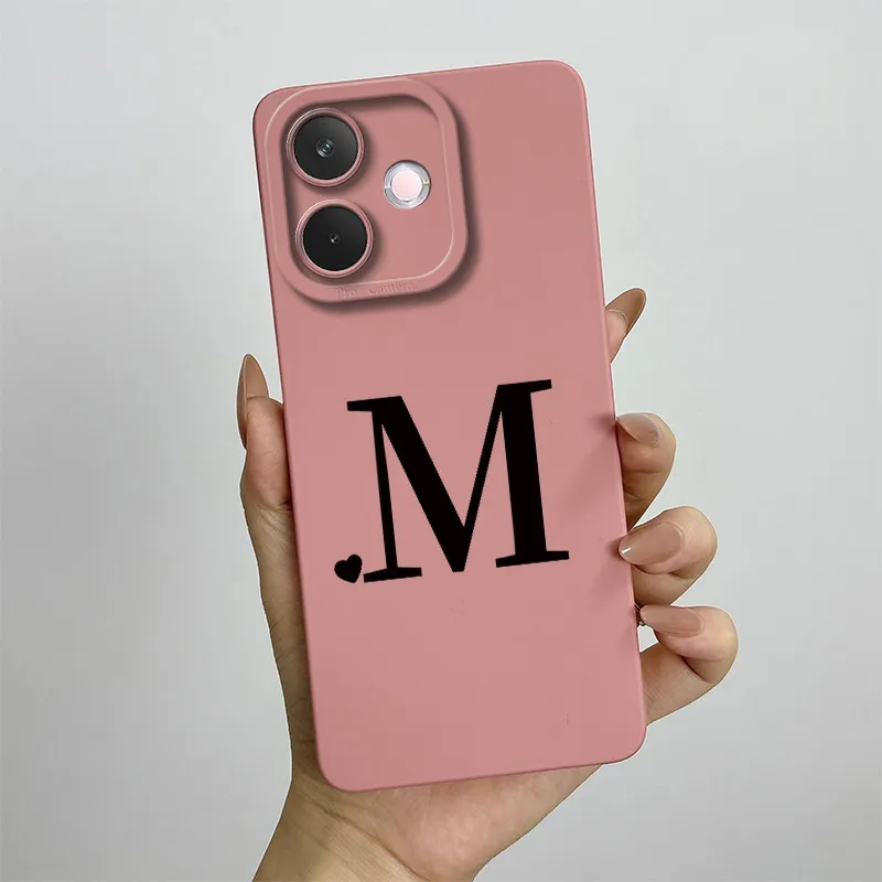 Luxury Letters Soft Slim Silicone Anti-Drop Protective Phone Case