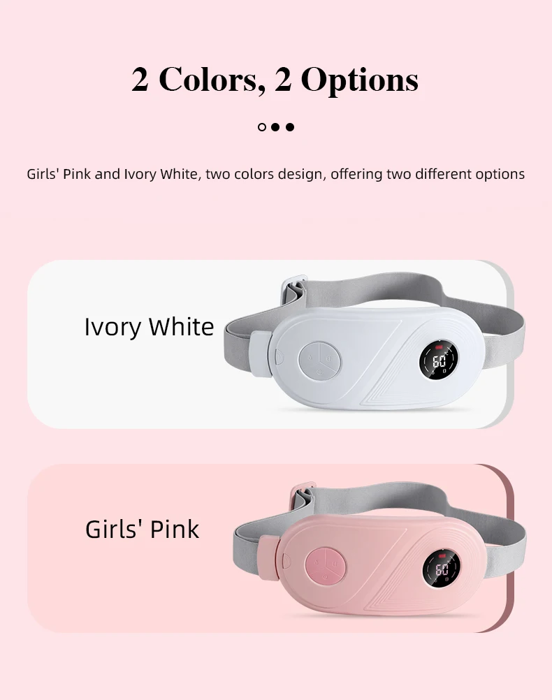 Period Pain Relief Belt - Heating Pad for Menstrual Cramps & Back Pain