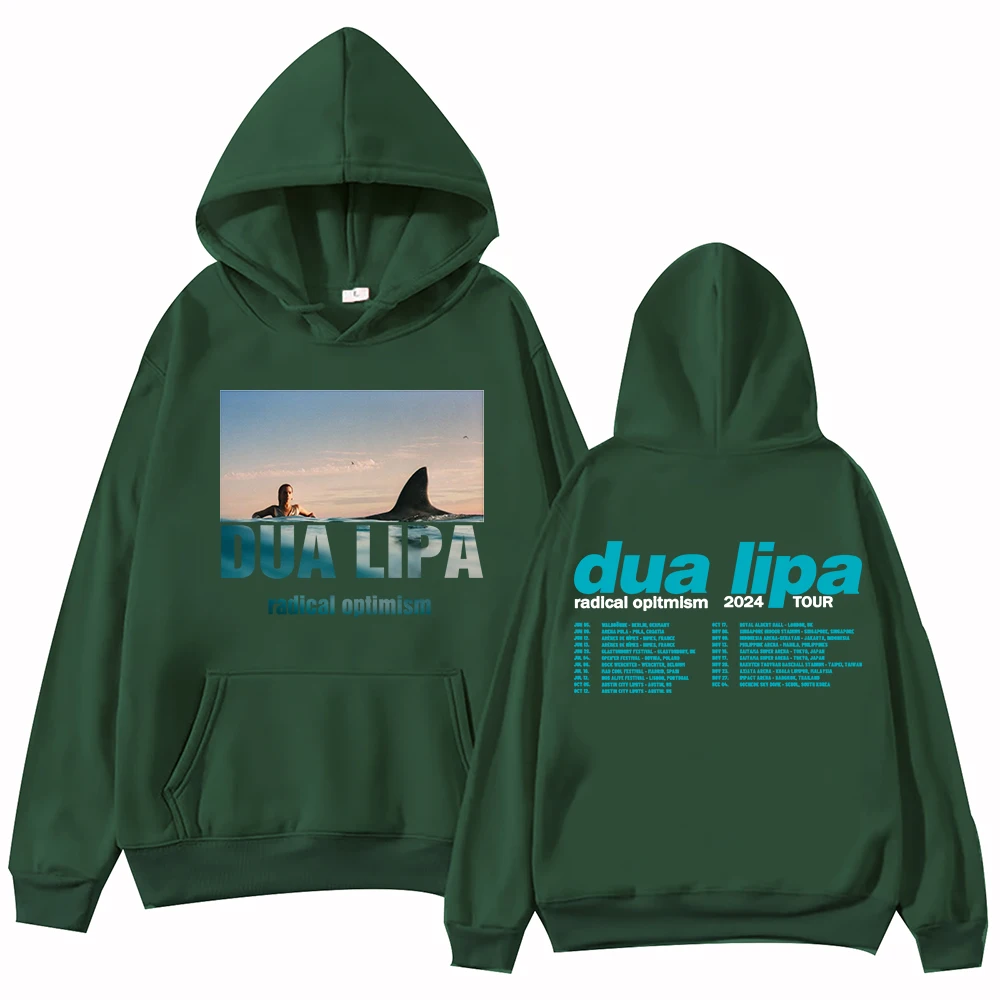 Sudadera con capucha de la gira Radical Optimism de Dua 2024 Lipa, jersey estilo Harajuku, regalo para fans