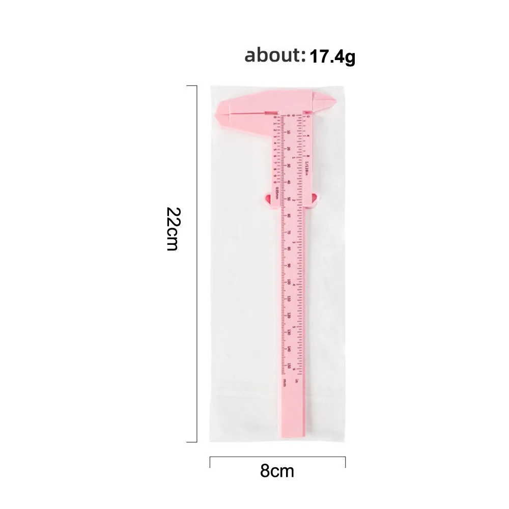 Eyebrow Measuring Tools 3 Colors Microblading Ruler 150MM Eyebrow Positioning Measuring Vernier Tattoo Caliper Ruler For Permanent Beginner Makeup Tools