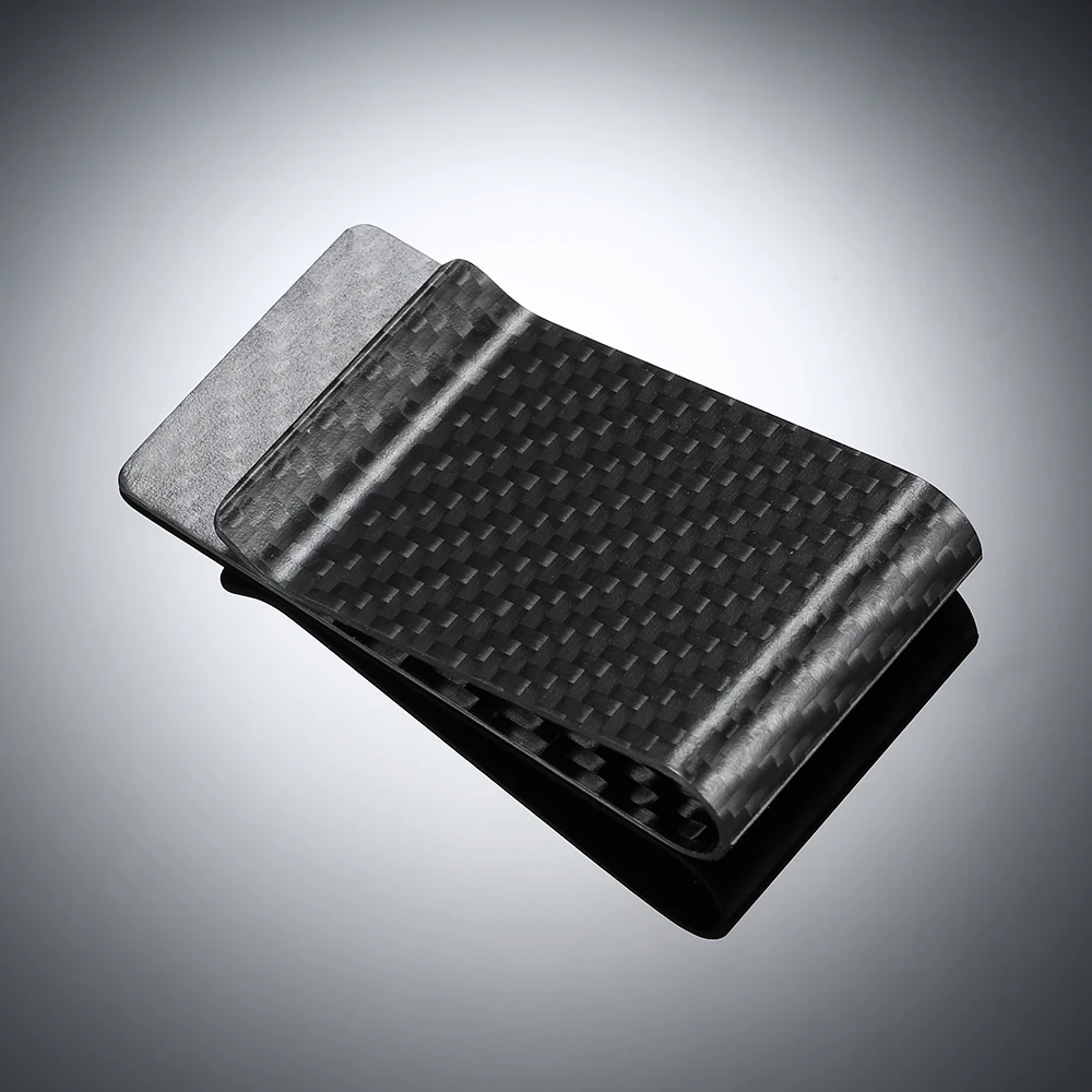 Minimalist Carbon Fiber Money Clip Wallet money clips wallet Credit Card holder Clips For men women Portable Money Clip Carbon Fiber Holder