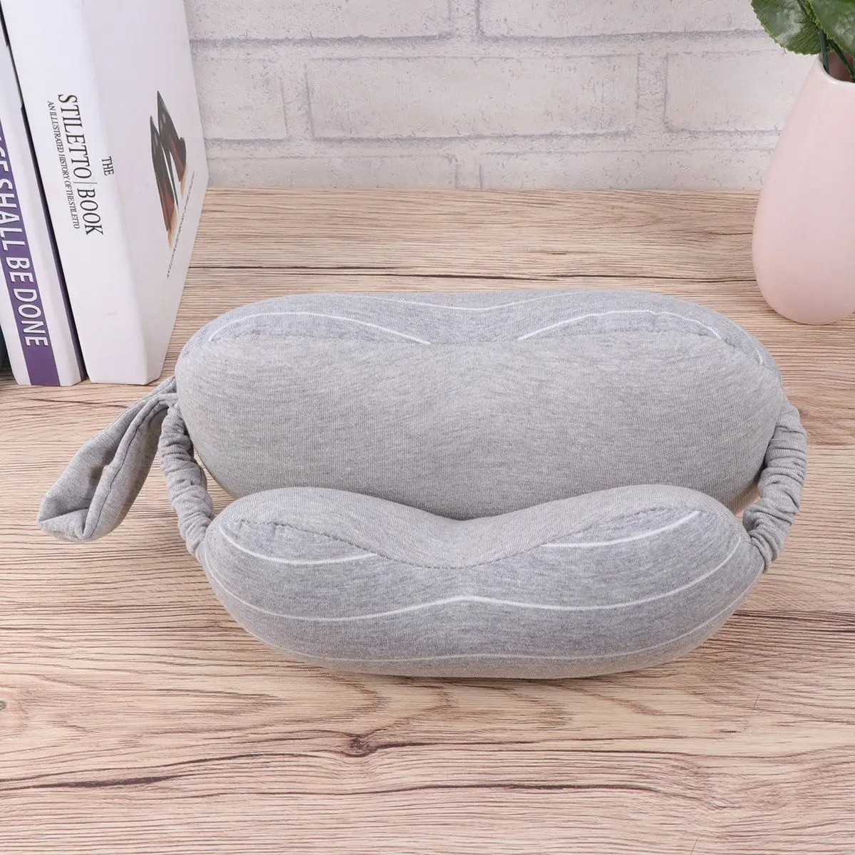 Handle Design Pillow Plane Flight U-shaped Travel Neck Eye Mask Elastic Band Multi-function 3