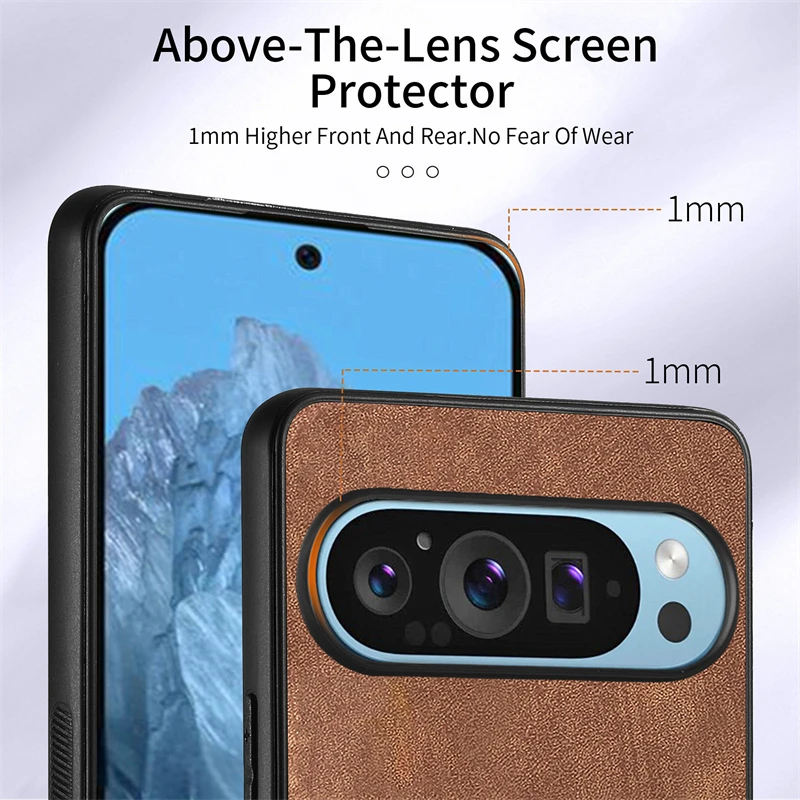 Luxury Leather Magnetic Wallet Case with Ring Stand and Card Slot Cover