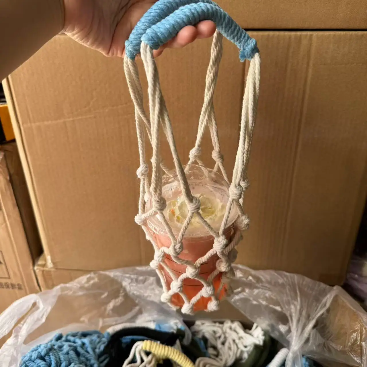 Woman Handbag Cup Sleeve Insulated Cup Pouch Cup Accessories Portable Water Bottle Cover For Travel Hiking Adults