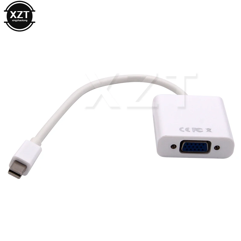 

1080P Mini DisplayPort Display Port Mini DP To VGA Cable Adapter For MacBook Air Pro iMac Mac Mini Thunderbolt for HDTV Monitor