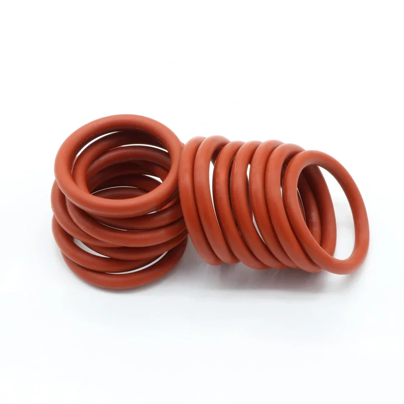 Rubber O Rings Sealing Gasket Rubber Washers Silicone O Rings Stainless Steel Washer 10pcs