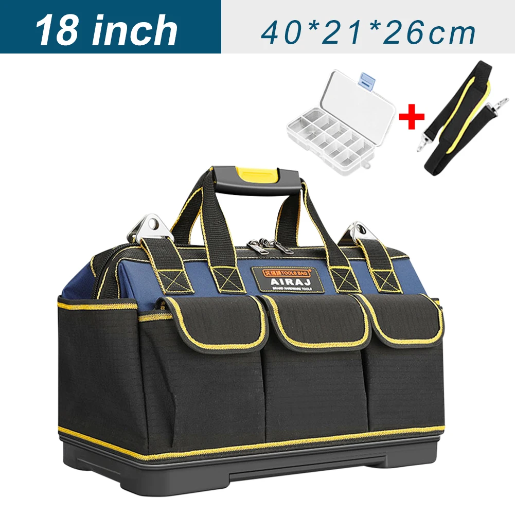 tool bags for sale Multi-Function Tool Bag 1680D for Oxford Cloth Electrician Bag Wide Mouth Tool Bag Waterproof Storage Bag for Wrench Screwdrive tool bag with wheels