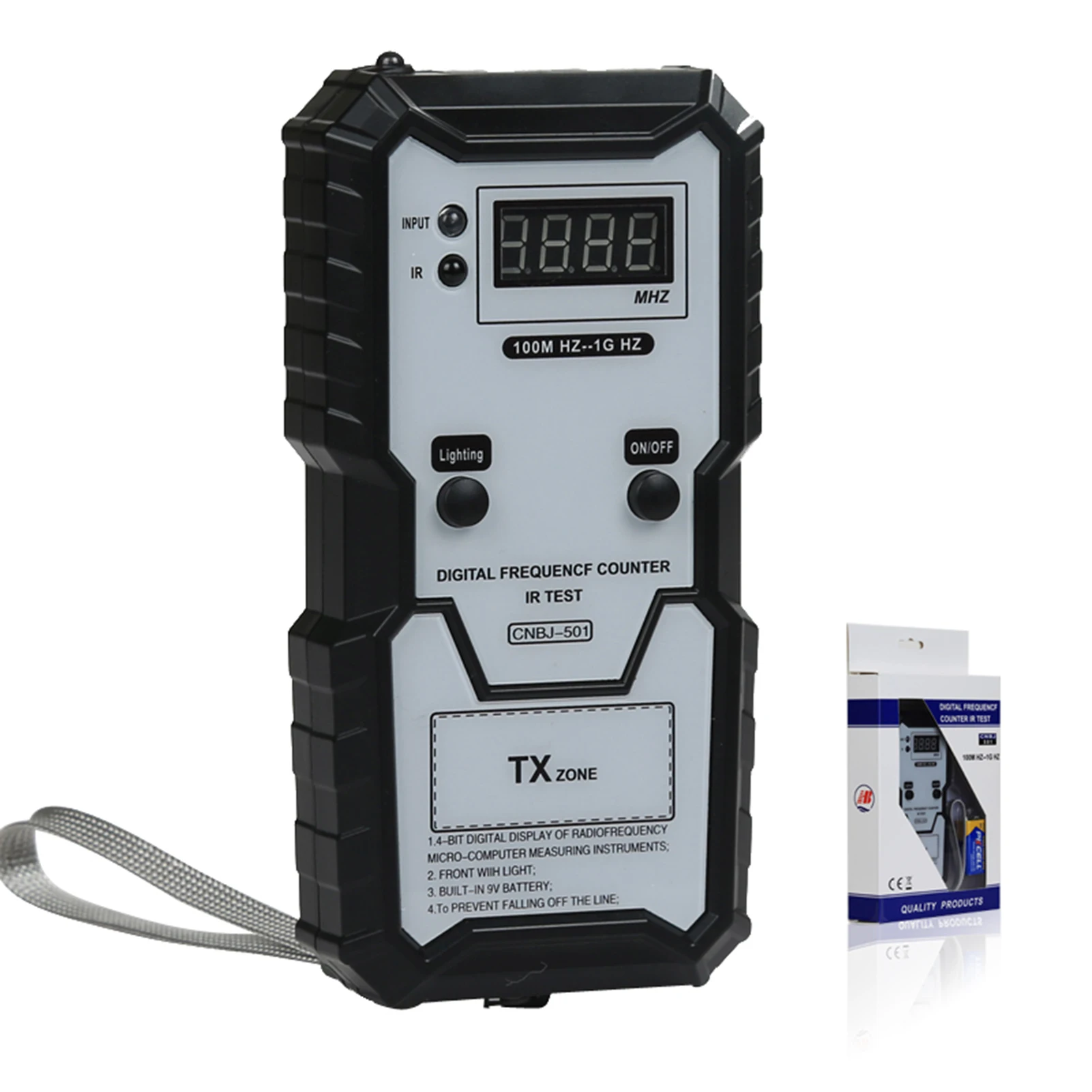 IR Infrared Frequency Tester Wireless Remote Control Frequency Tester