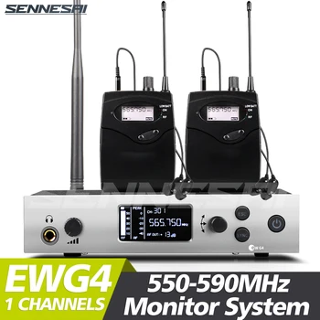 EWG4 UHF 무선 인이어 모니터링 시스템, 채널 주파수 선택 가능, 전문 가수 무대 공연 Dj, 최고 품질