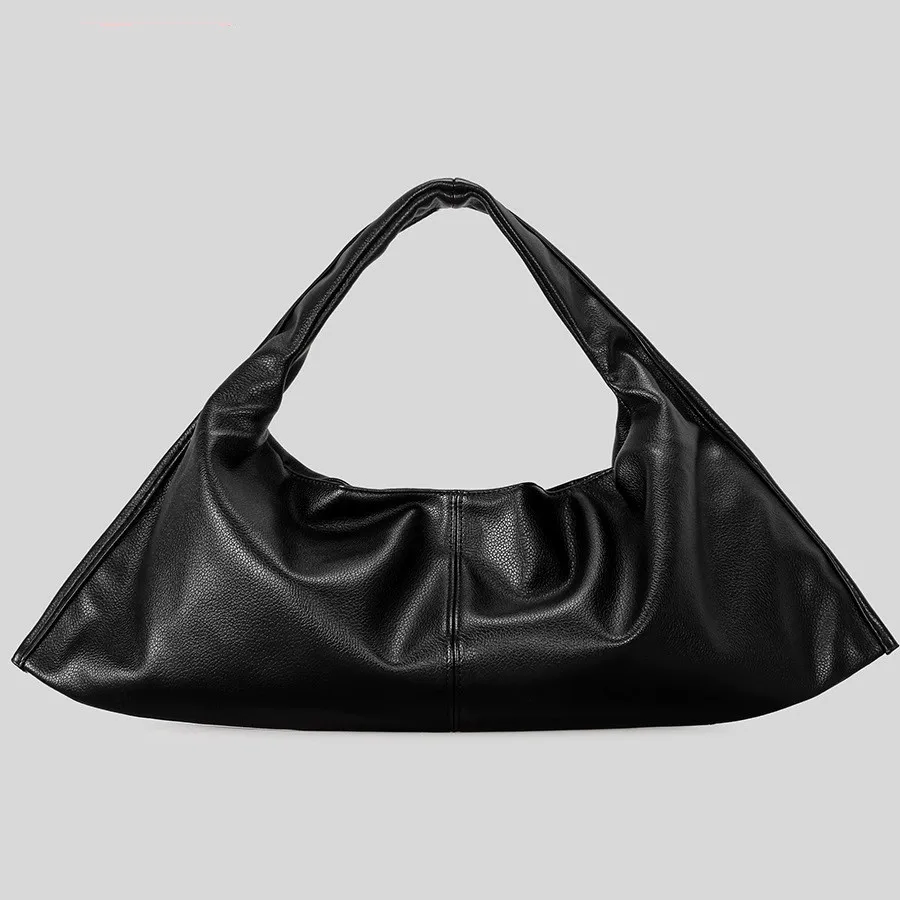 New Vintage Tote Large Capacity Simple Women's Shoulder Hobo Bag For Female Commuting Corssbody Bag