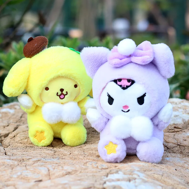 Plush Keychain Sanrio Hello Kitty My Melody Kuromi Cinnamoroll 14Cm
