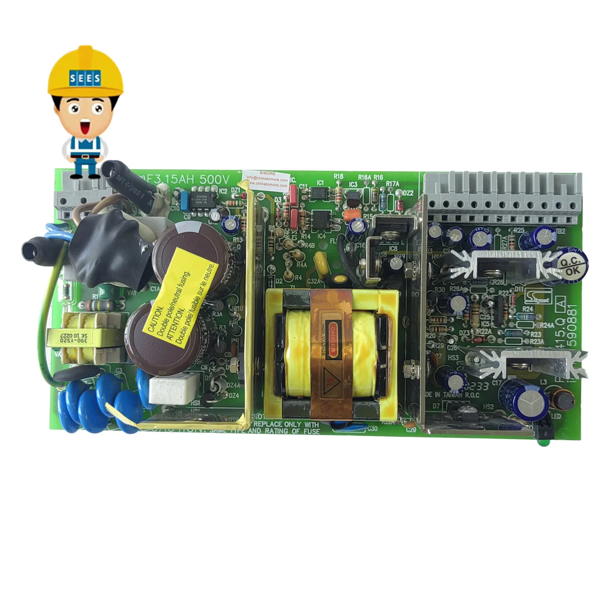 SEES Elevator DC Power Supply Board PSPS415.Q ID.NO 590881 Use for VF85BR VF120BR Inverter