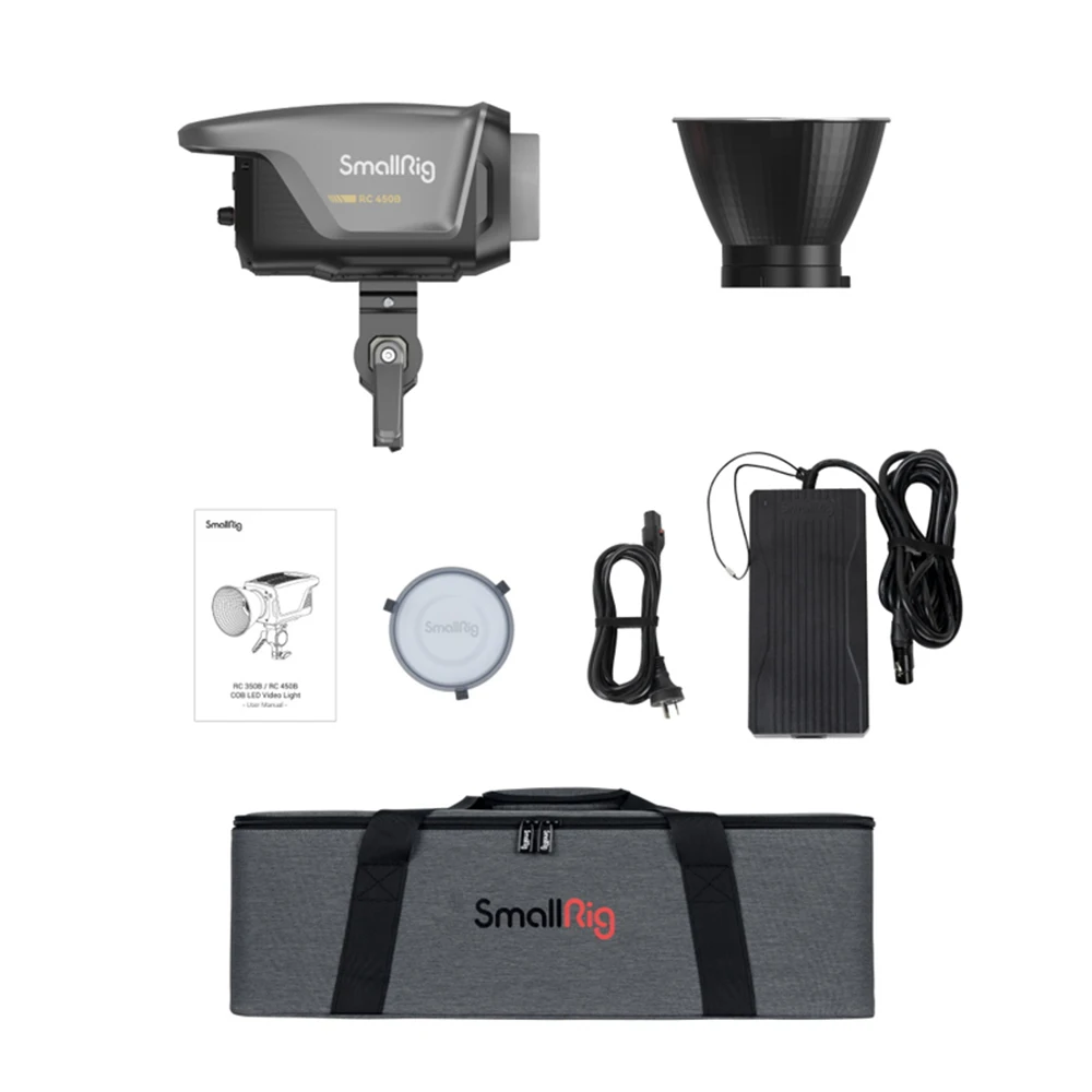 SmallRig-RC350B/350D/450B/450D 2 색 2700-6500K LED 비디오 사진 조명 블루투스 앱 제어 카메라 비디오 인터뷰, 촬영용 사진 영상 촬영 조명