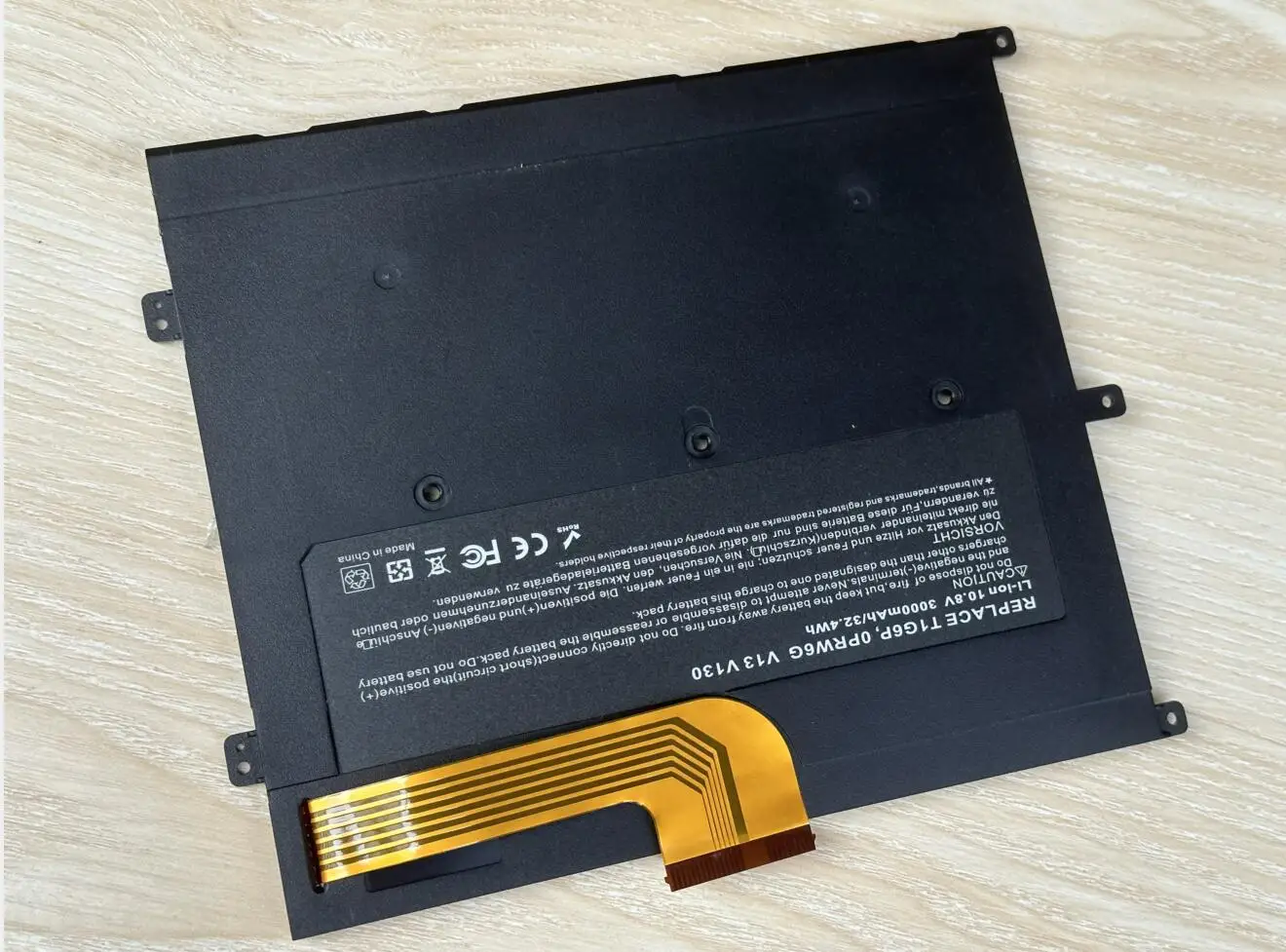 Bateria para Dell Vostro T1g6p V130 V13 V13z V1300 0ntg4j 0prw6g 0449tx Prw6g - Imagem 3