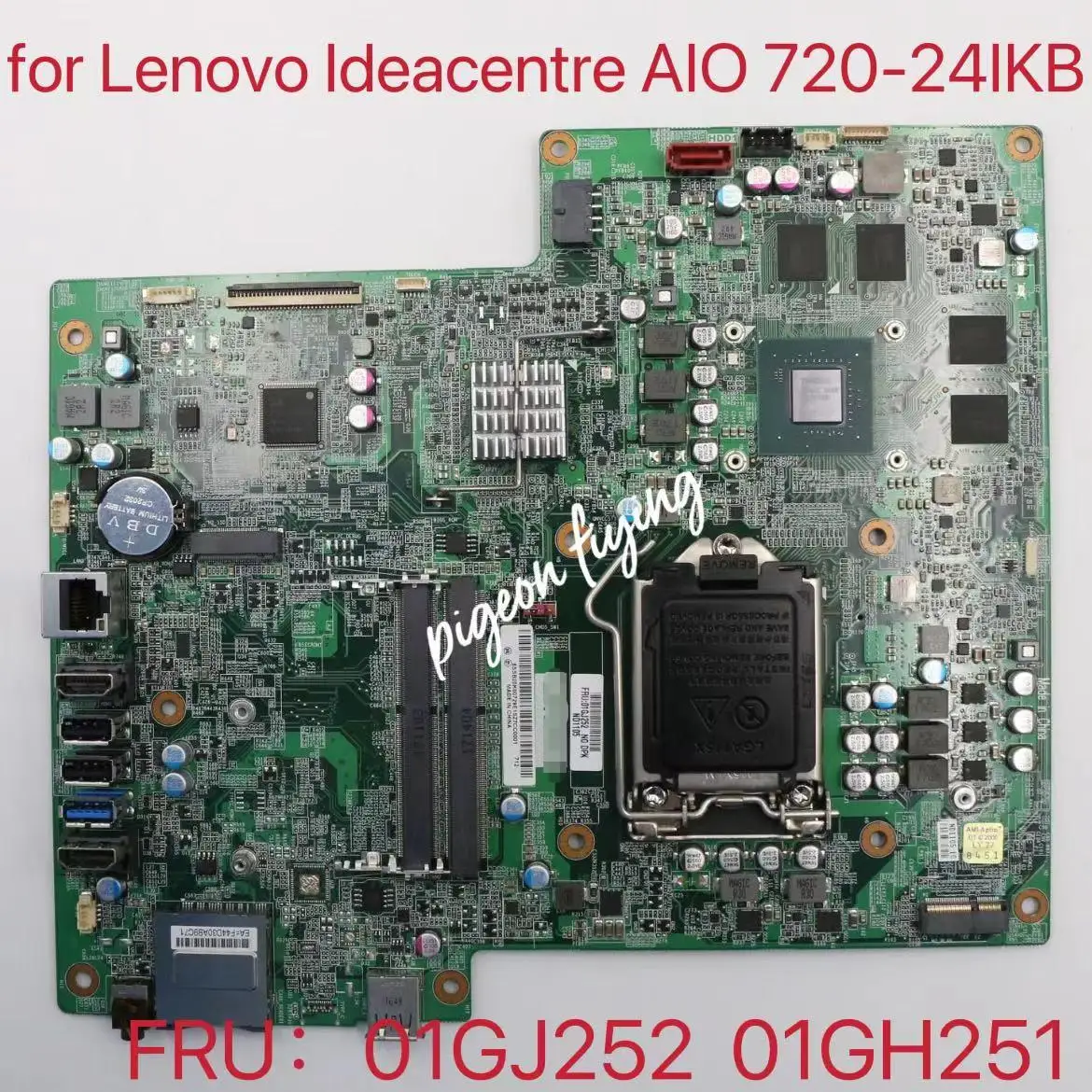 

for Lenovo Ideacentre AIO 720-24IKB All-in-One Motherboard GTX960A 2G FHD DPK FRU:01GJ251 01GJ252