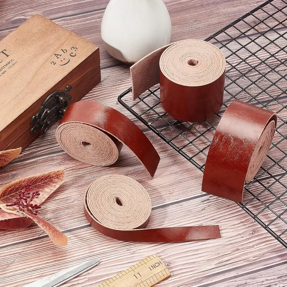 PU 가죽 원단 일반 리치 원단 신발 가방 바느질 패치워크 DIY 공예 아플리케 새들 브라운 5x0.13cm