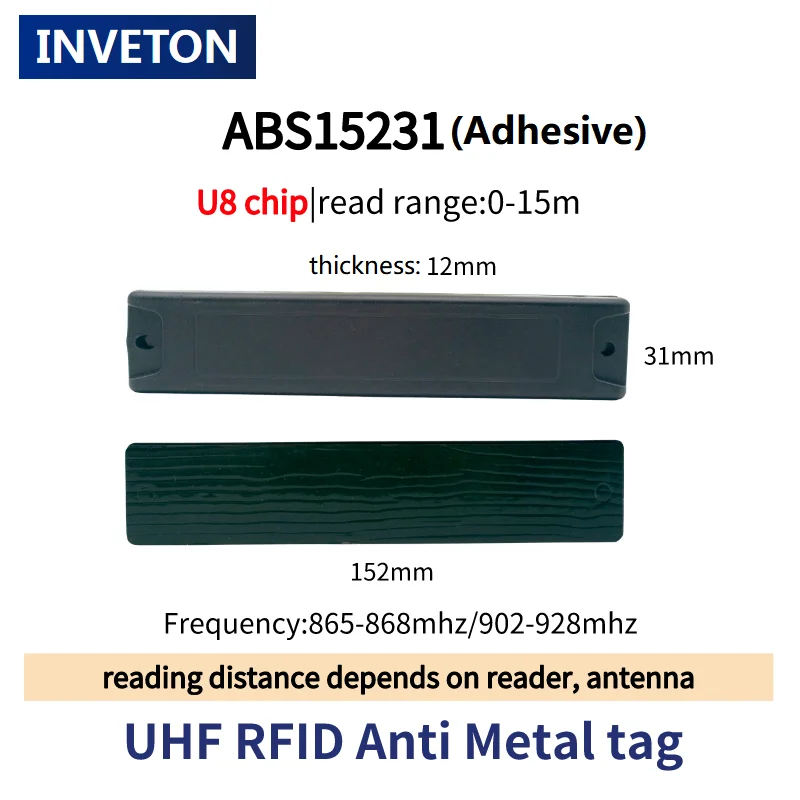  UHF RFID Anti Metal Tag Strip ISO18000-6C EPC Class1  Gen2,Waterproof Outdoor (Pack of 10) : Electronics