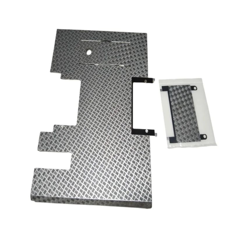 Metal Stainless Steel Anti-skid Decorative Board for Tamiya 1/14 RC Truck 56325 MAN 540 Upgrade Accessories 6