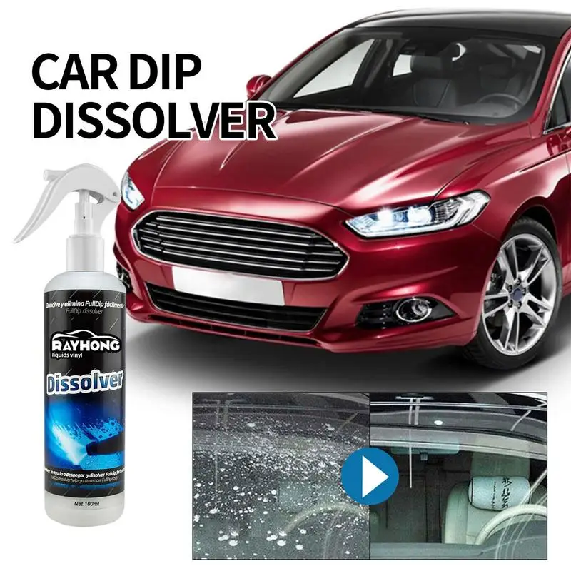 

100ml Car Spray For Paint Glass Wheels Car Rust Remover Spray Detailing Iron Remove Car Derusting Spray Embedded Particles