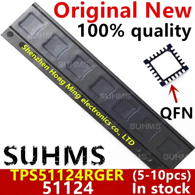 

(5-10piece)100% New TPS51124RGER TPS51124 51124 QFN-24 Chipset
