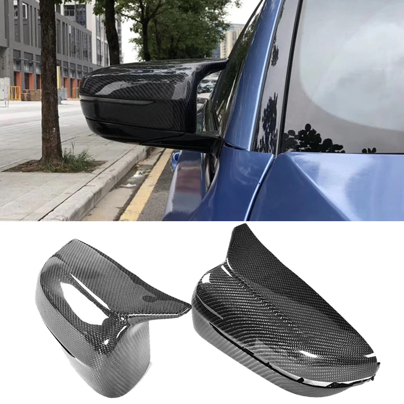 Carbon Fiber Rearview Mirror Covers Caps for BMW 5 Series G30 G31 7