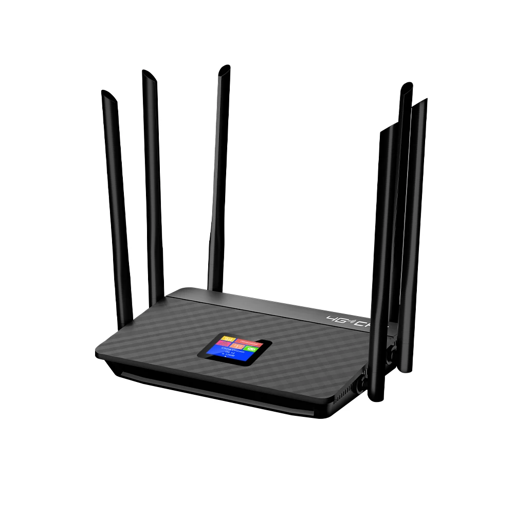 Router 4G LTE WiFi Exterior - Con Antenas Externas, Hasta 150 Mbps, Compatible Con Tarjeta SIM, Para Camping O Zonas Sin Cobertura