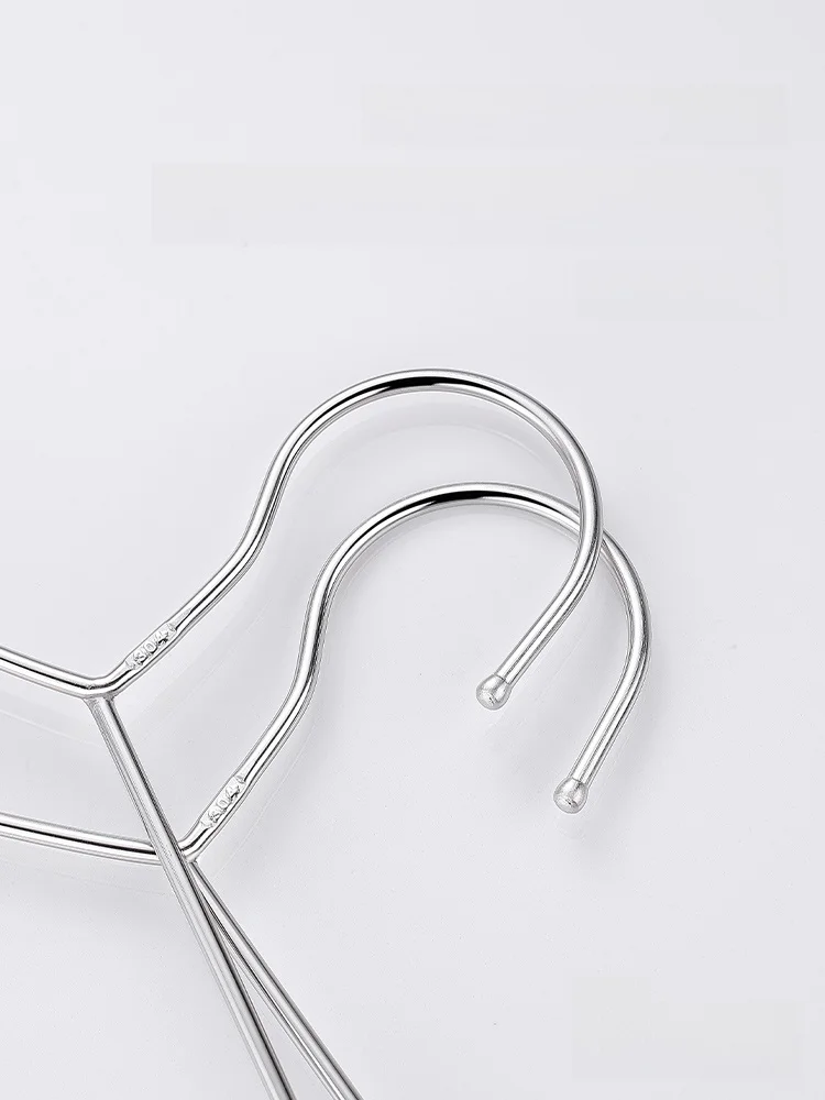 Stainl Steel 304 Clothes Hanger with Steel Stamp Home Use Dryer Clothes Line Holder Rust Proof Double Rod Hanger
