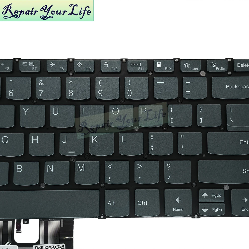 Teclado Retroiluminado dos Eua para Lenovo Lenovo Yoga 14ial7 14arb7 Yoga 14c Ial7 Notebook Pt4sb-us V215220as1 Sn21f91212 Sn21g96020 Novo - Imagem 2
