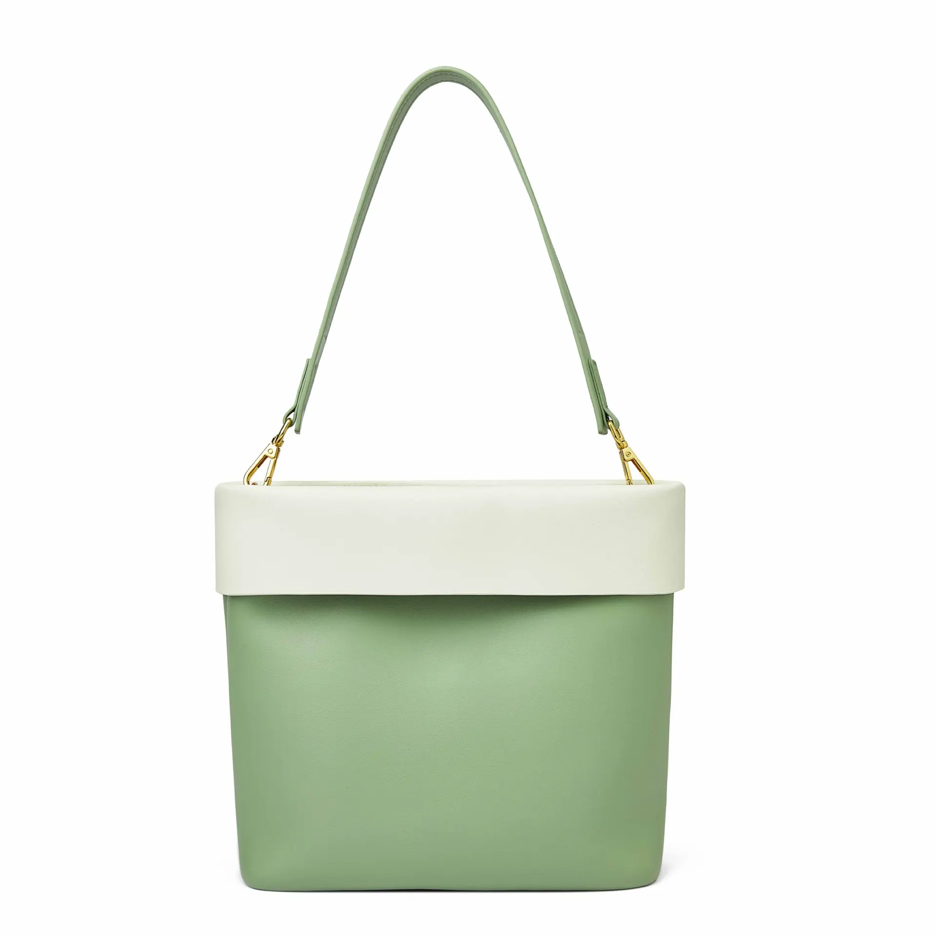 Women's Color Block Bucket Shoulder Bag