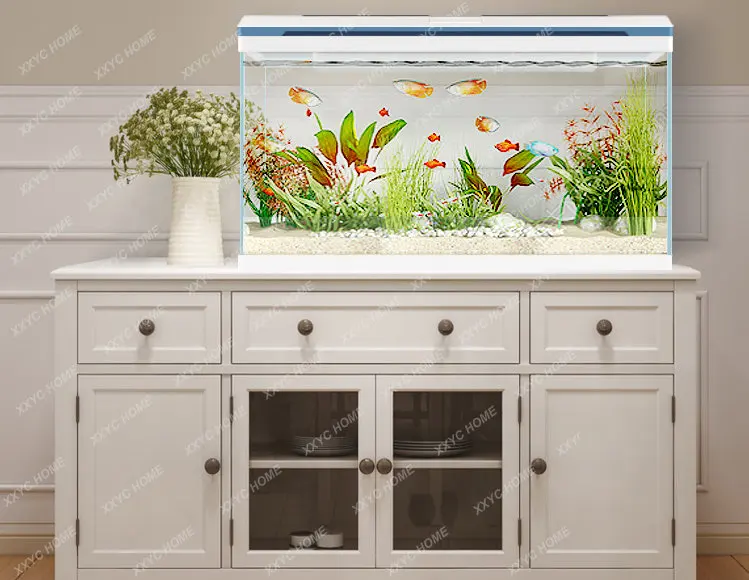 

Self-Circulating Fish Tank Living Room Small and Medium-Sized Household Glass Desktop Large Aquarium Ecological Landscape