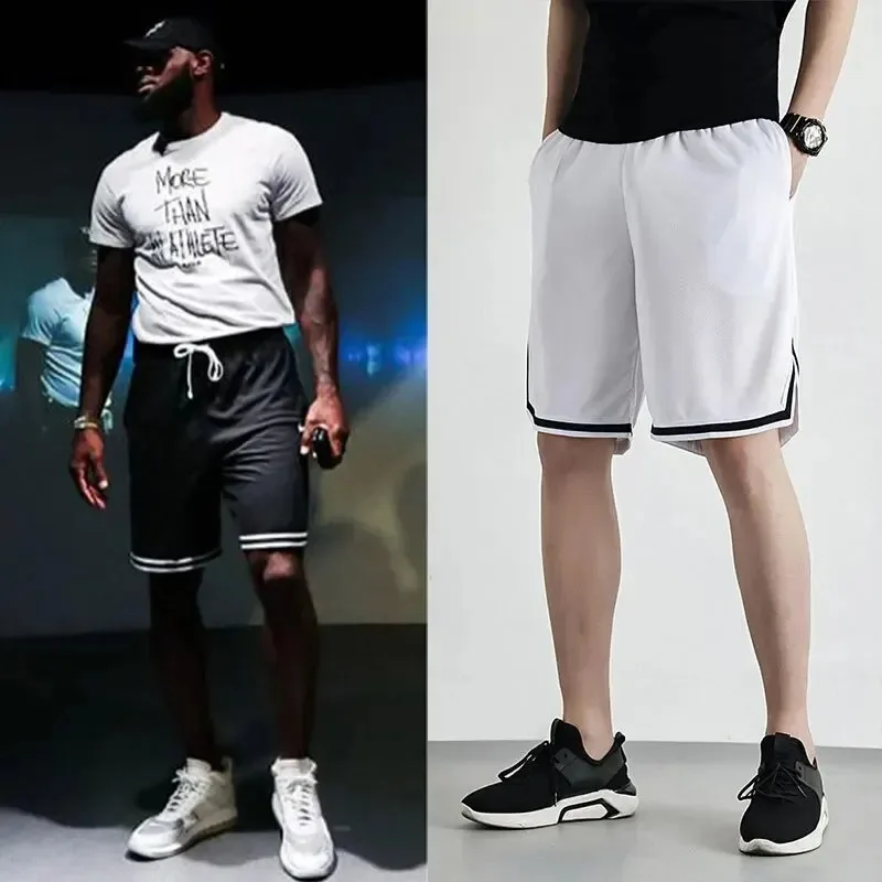 Sports Shorts Basketball shorts for men's summer sports training casual loose breathable pants American five point shorts