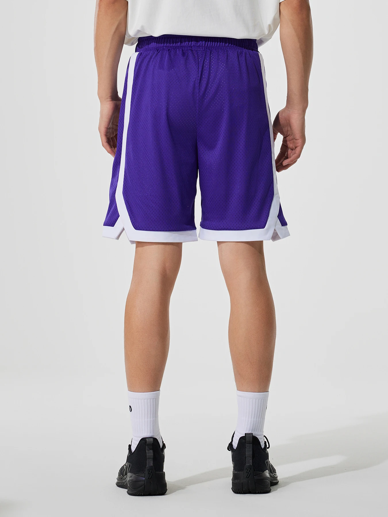 Laker Purple Mesh Basketball Shorts - Color
