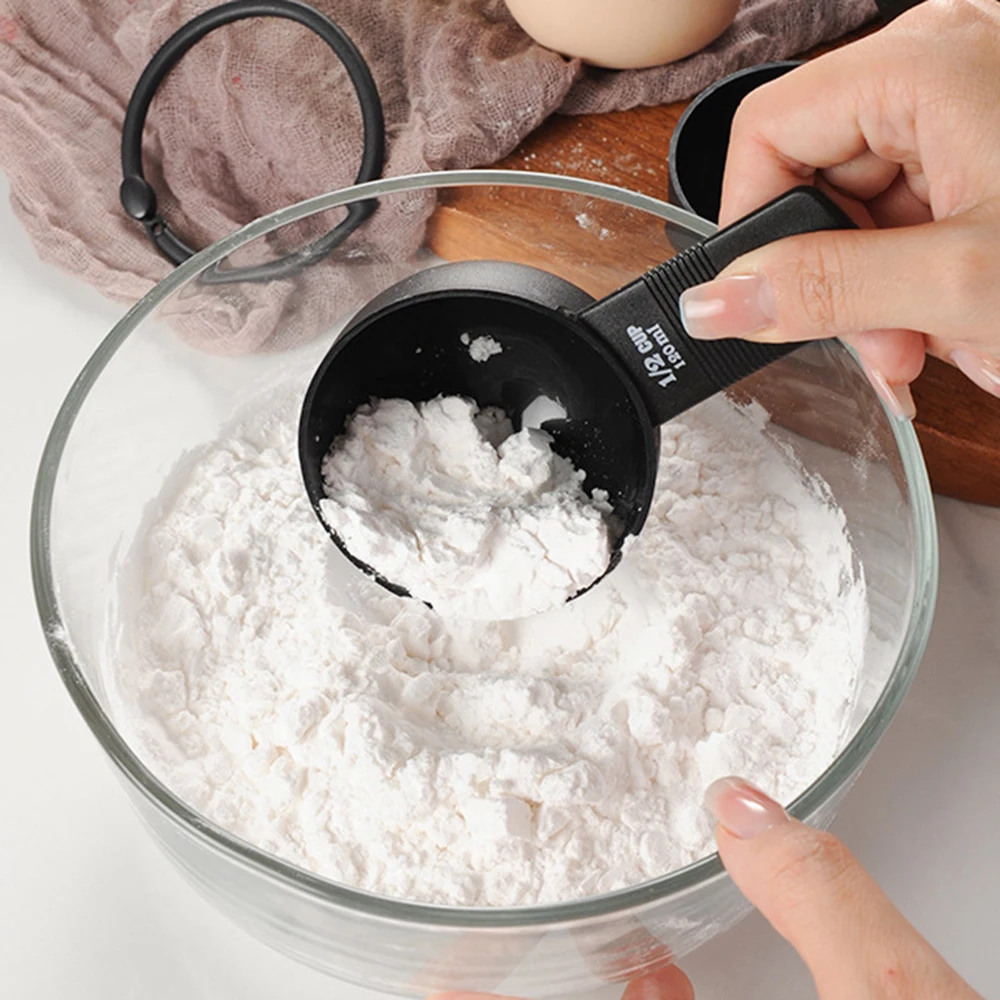 10Pcs with Scale Measuring Spoon Teaspoon Multipurpose Spoon Cake Baking Flour Food Measuring Cup Home Kitchen Cooking Tools