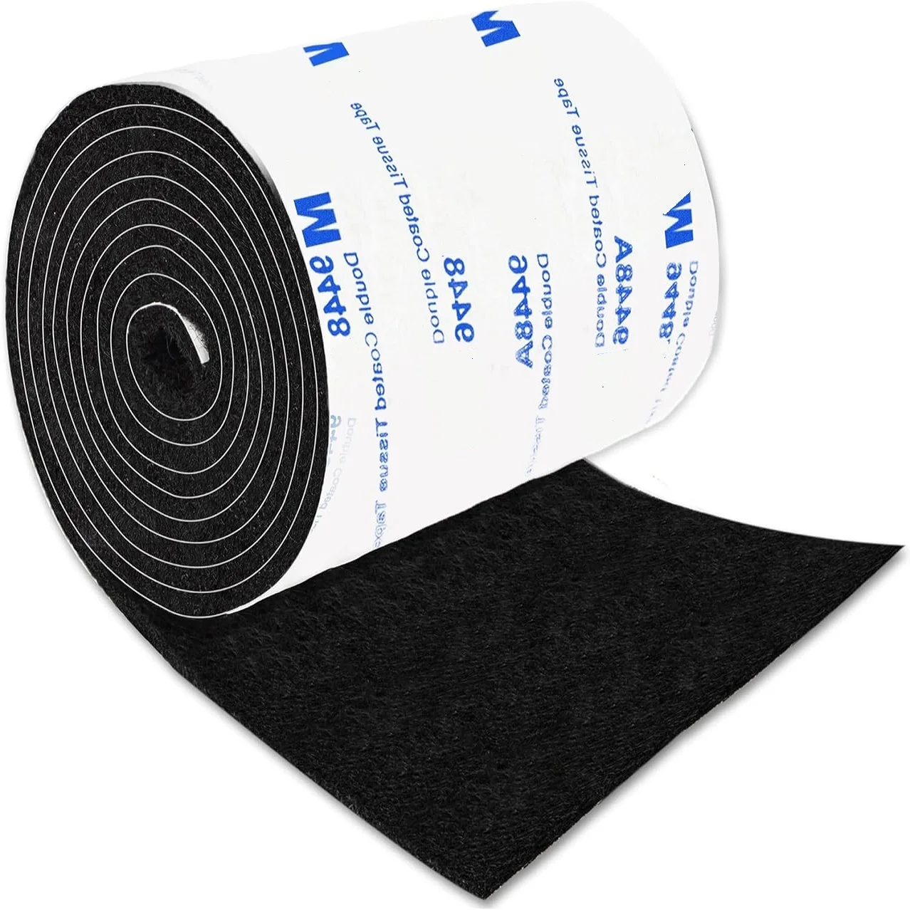 Felt Furniture Pads Non Slip Self Adhesive Cuttable Felt Strips Black Heavy Duty Strip Roll furniture leg pads furniture pads